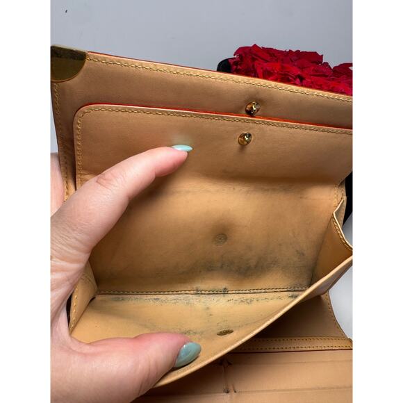 Louis Vuitton Multicolor Monogram Porte Tressor Trifold Wallet Black Wallet - Picture 5 of 16